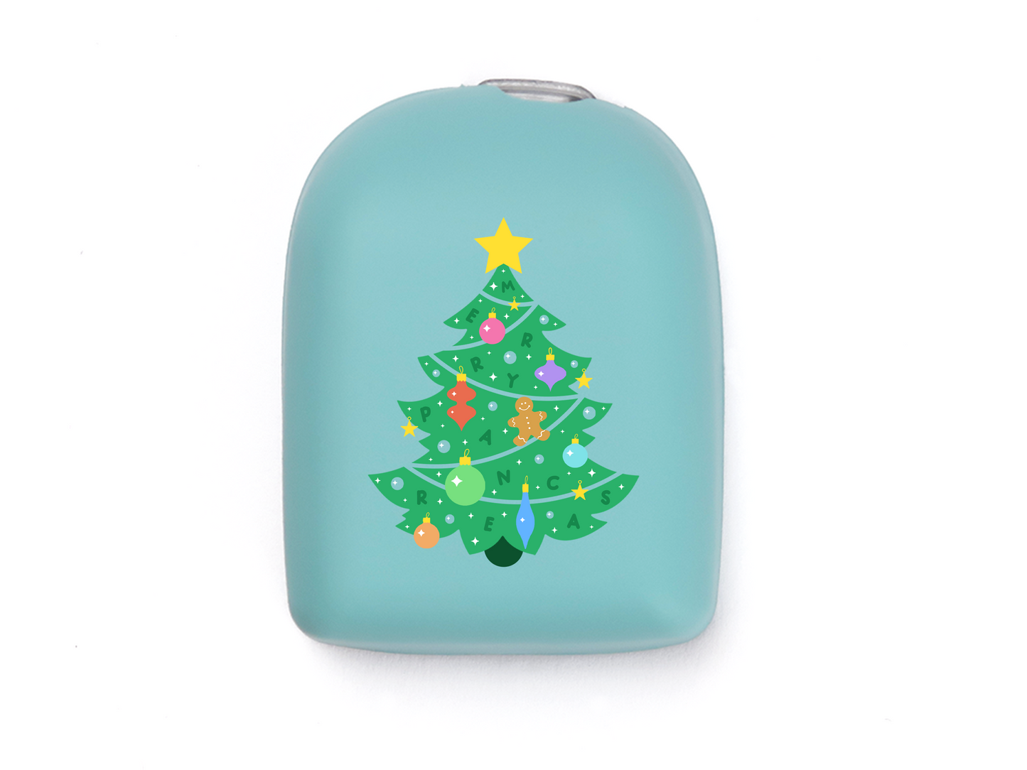 Omnipod Cover - Print - Festive Tree