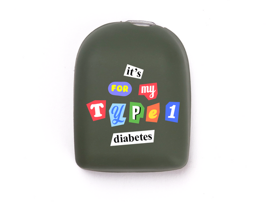 Omnipod Cover - Print - It's for my Type 1 diabetes