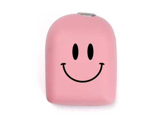Omnipod Cover - Print - Happy Light Pink