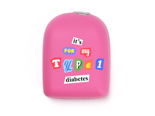 Omnipod Cover - Print - It's for my Type 1 diabetes