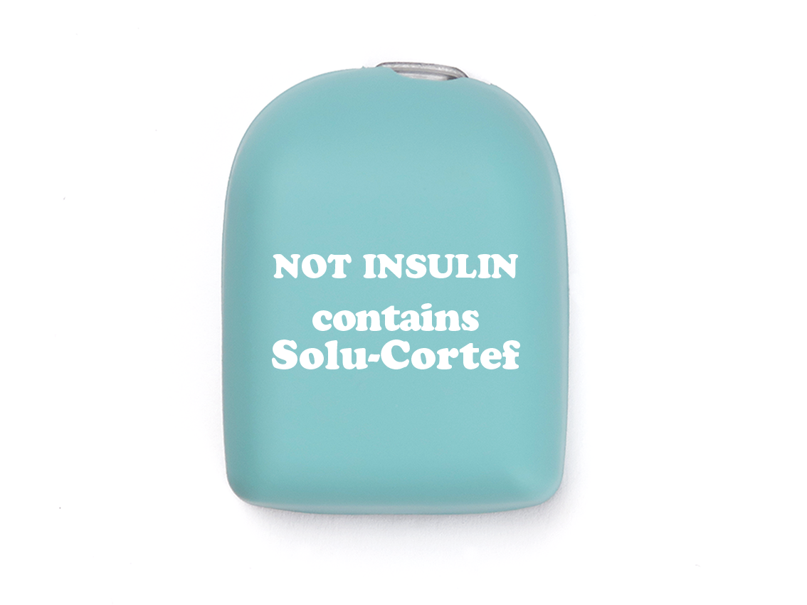 Omnipod Cover - Print - Solu-Cortef
