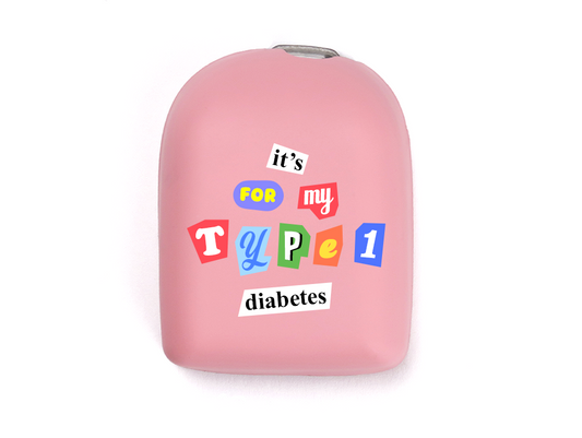 Omnipod Cover - Print - It's for my Type 1 diabetes