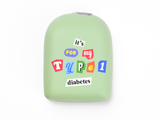 Omnipod Cover - Print - It's for my Type 1 diabetes