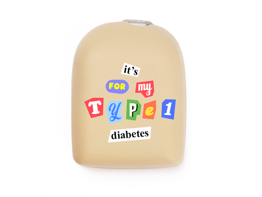 Omnipod Cover - Print - It's for my Type 1 diabetes