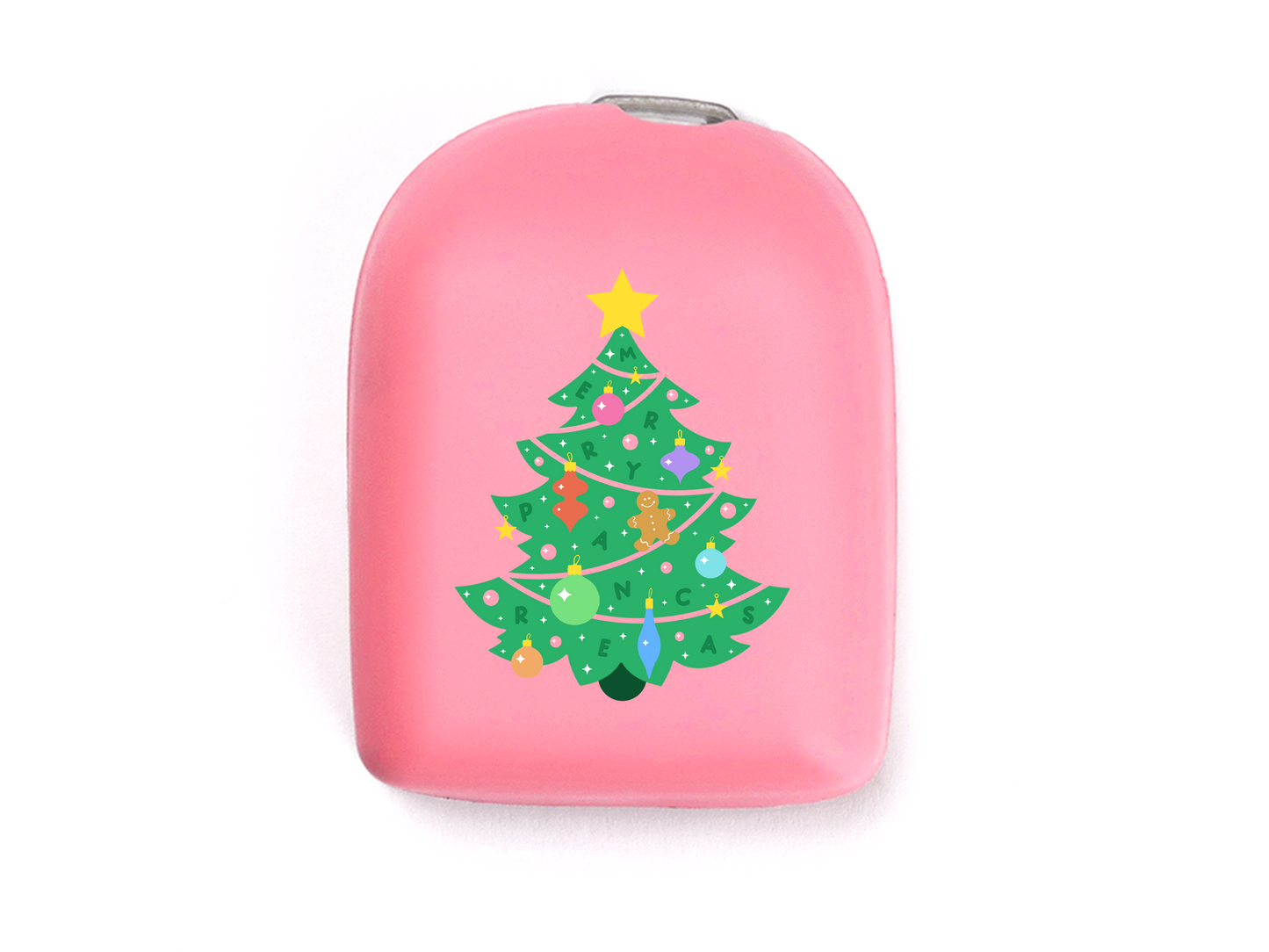 Omnipod Cover - Print - Festive Tree