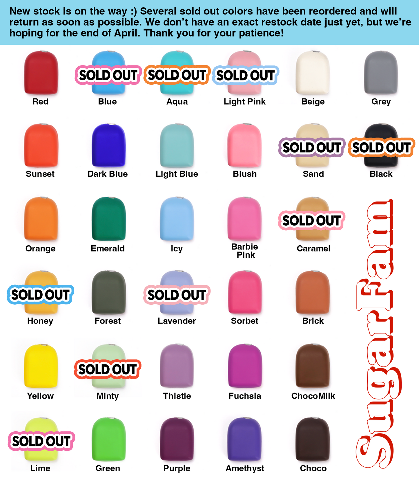 Omnipod Cover Bundle - Choose your own Colors