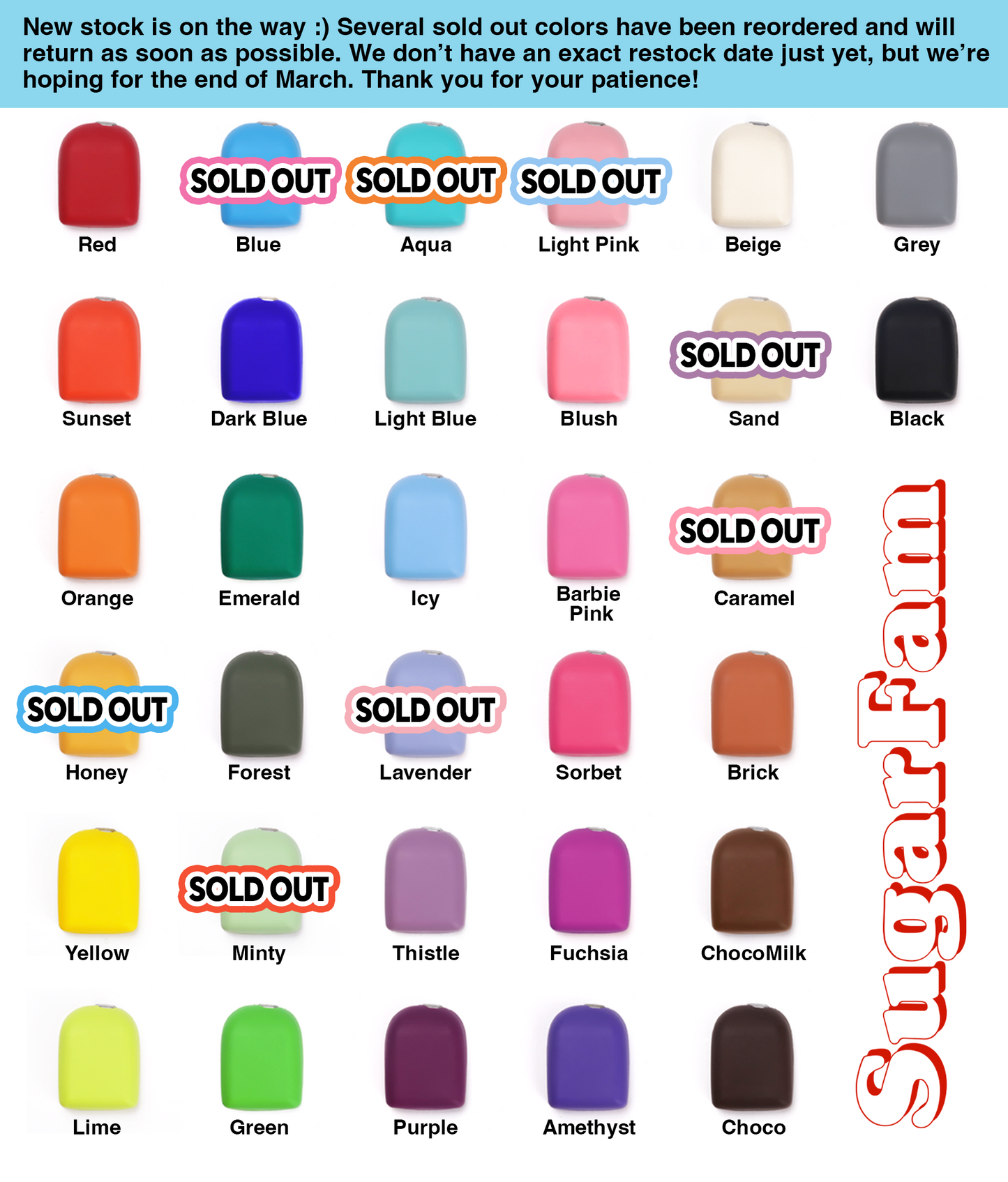 Omnipod Cover Bundle - Choose your own Colors