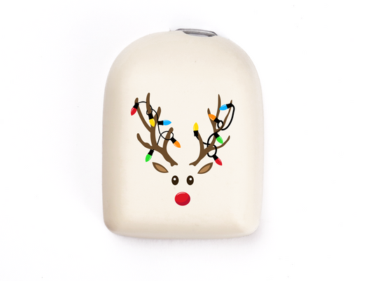 Omnipod Cover - Print - Rudolph