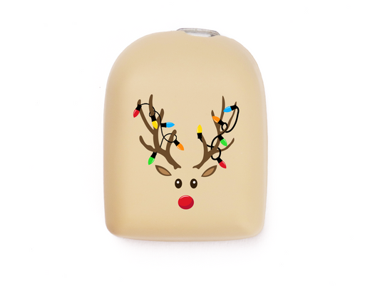 Omnipod Cover - Print - Rudolph