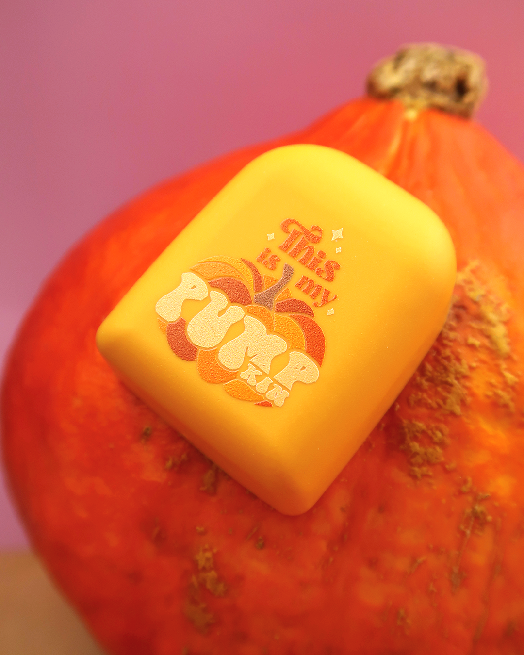 Omnipod Cover - Print - Pumpkin - Honey