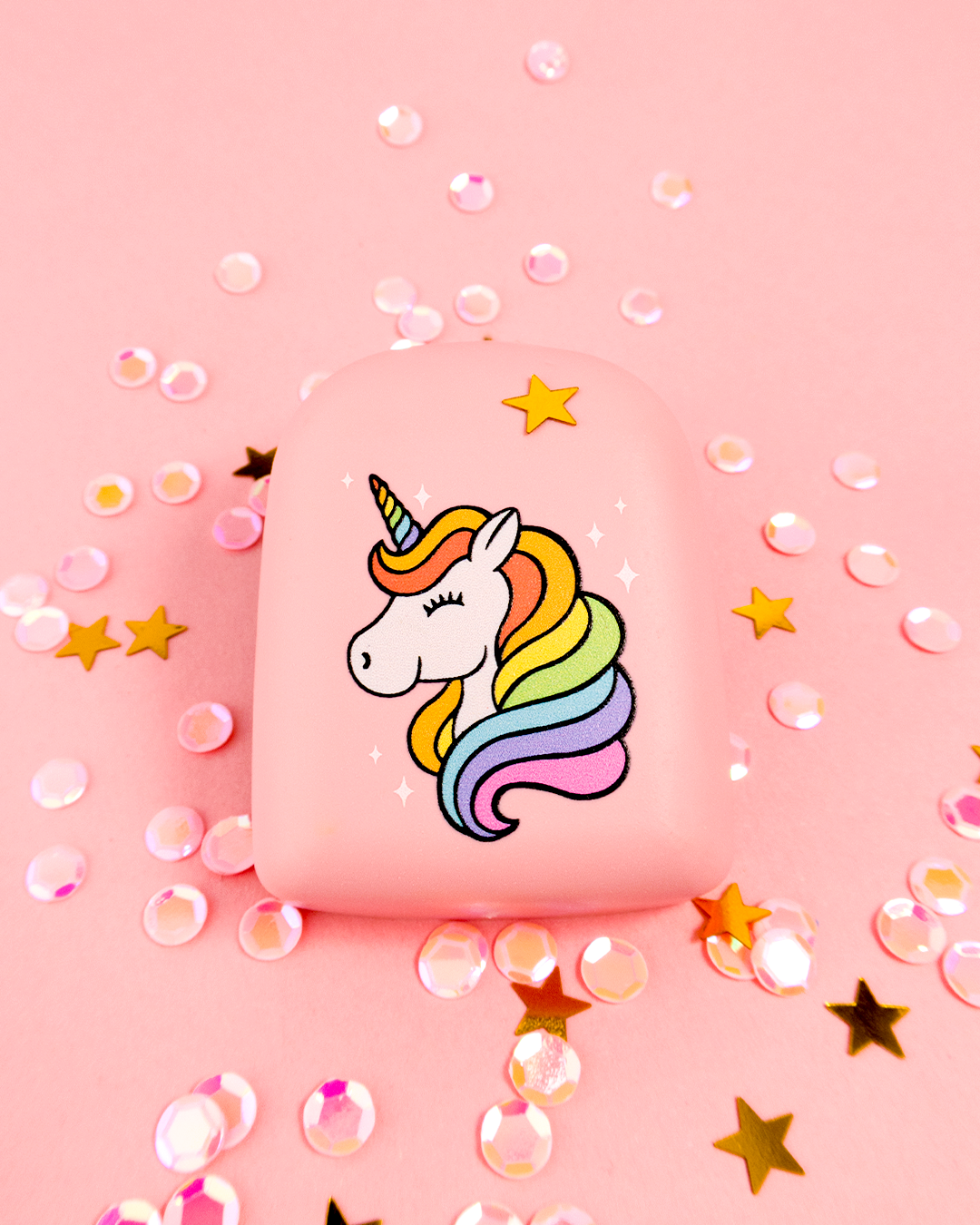 Omnipod Cover - Print - Unicorn - Light Pink