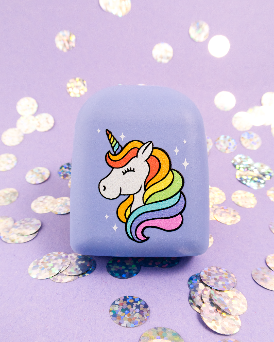 Omnipod Cover - Print - Unicorn - Lavender