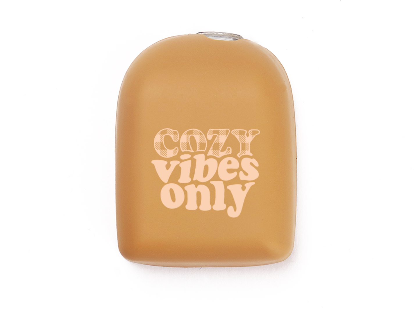Omnipod Cover - Print - Cozy Vibes - Caramel