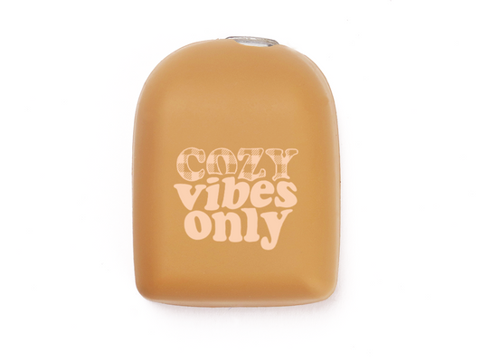 Omnipod Cover - Print - Cozy Vibes - Caramel