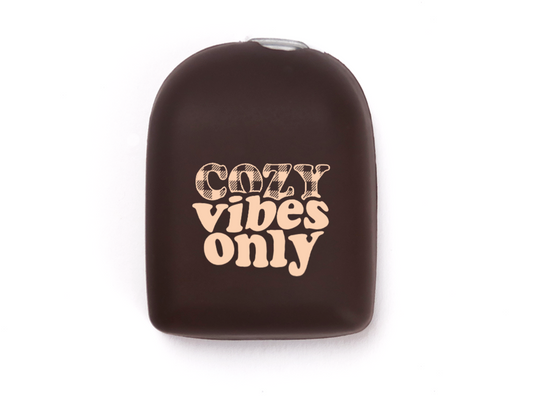 Omnipod Cover - Print - Cozy Vibes - Choco