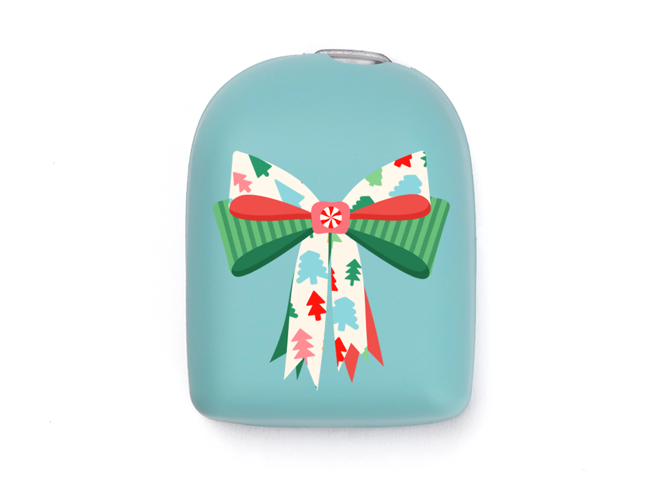 Omnipod Cover - Print - Festive Bow