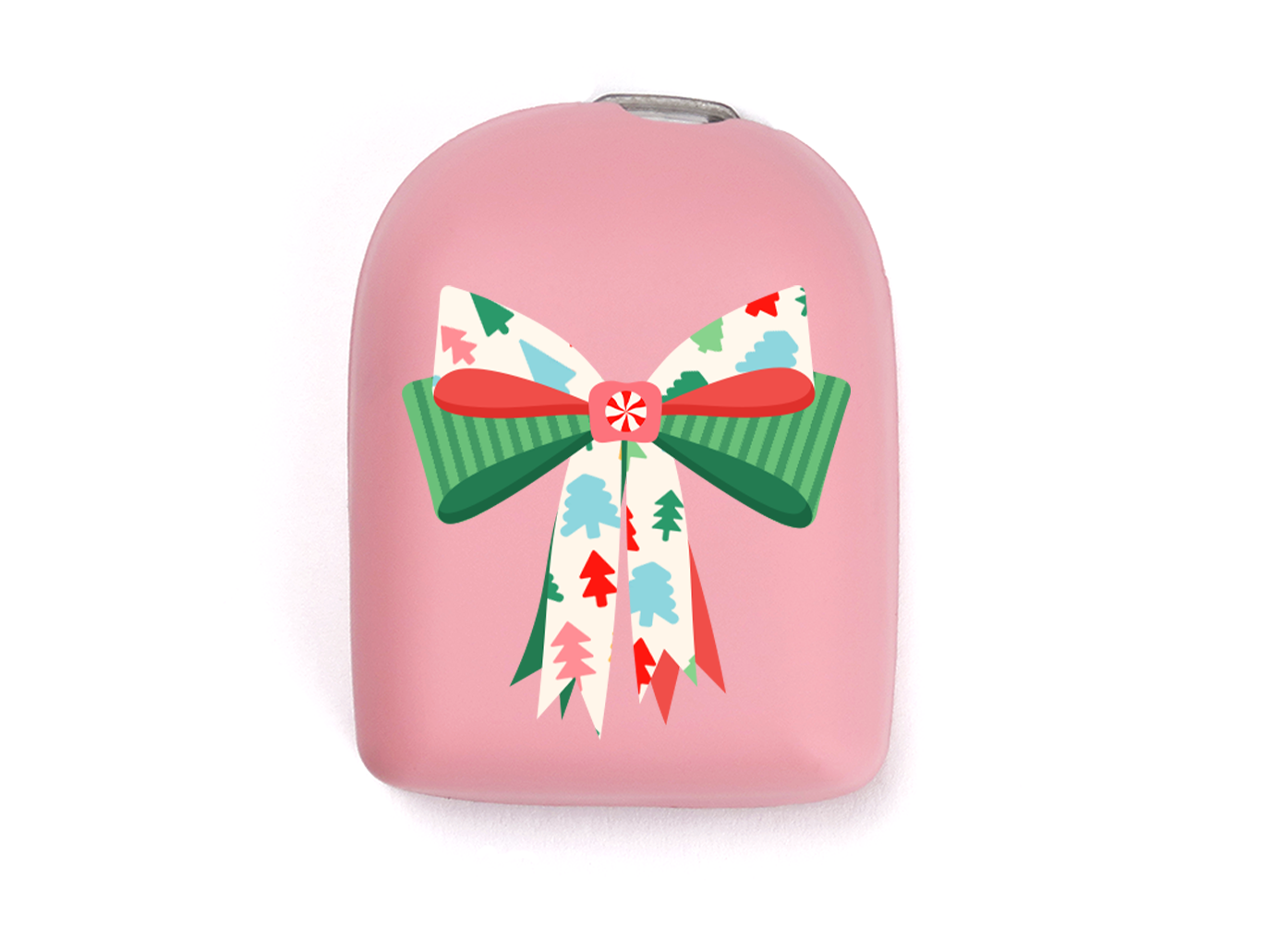 Omnipod Cover - Print - Festive Bow