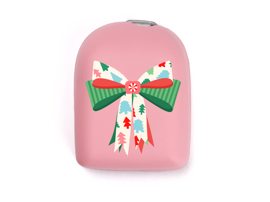 Omnipod Cover - Print - Festive Bow