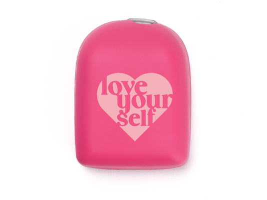 Omnipod Cover - Print - Love Yourself - Sorbet