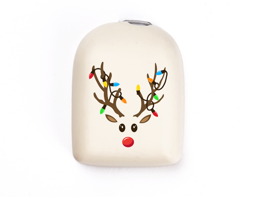 Omnipod Cover - Print - Rudolph