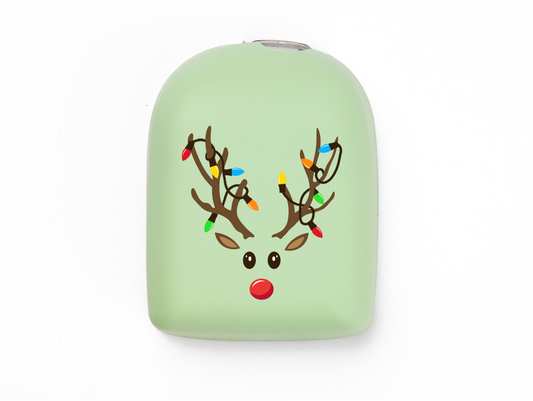 Omnipod Cover - Print - Rudolph