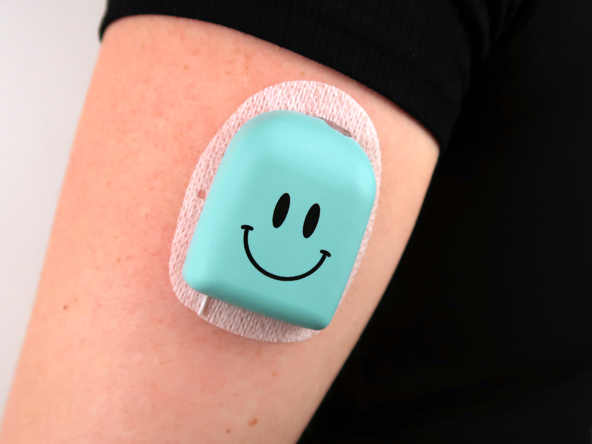 Omnipod Cover - Print - Happy Light Blue