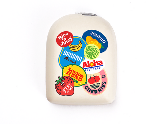 Omnipod Cover - Print - Fruit Sticker