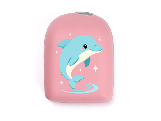 Omnipod Cover - Print - Dolphin