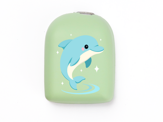 Omnipod Cover - Print - Dolphin