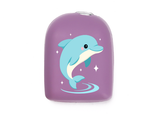 Omnipod Cover - Print - Dolphin