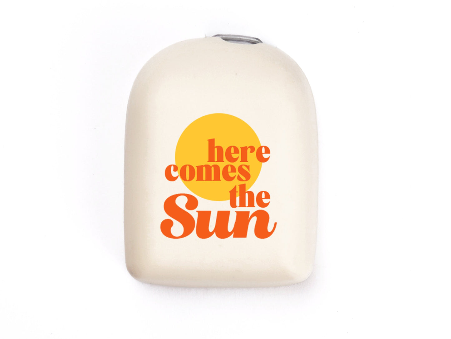 Omnipod Cover - Print - Here Comes The Sun - Beige