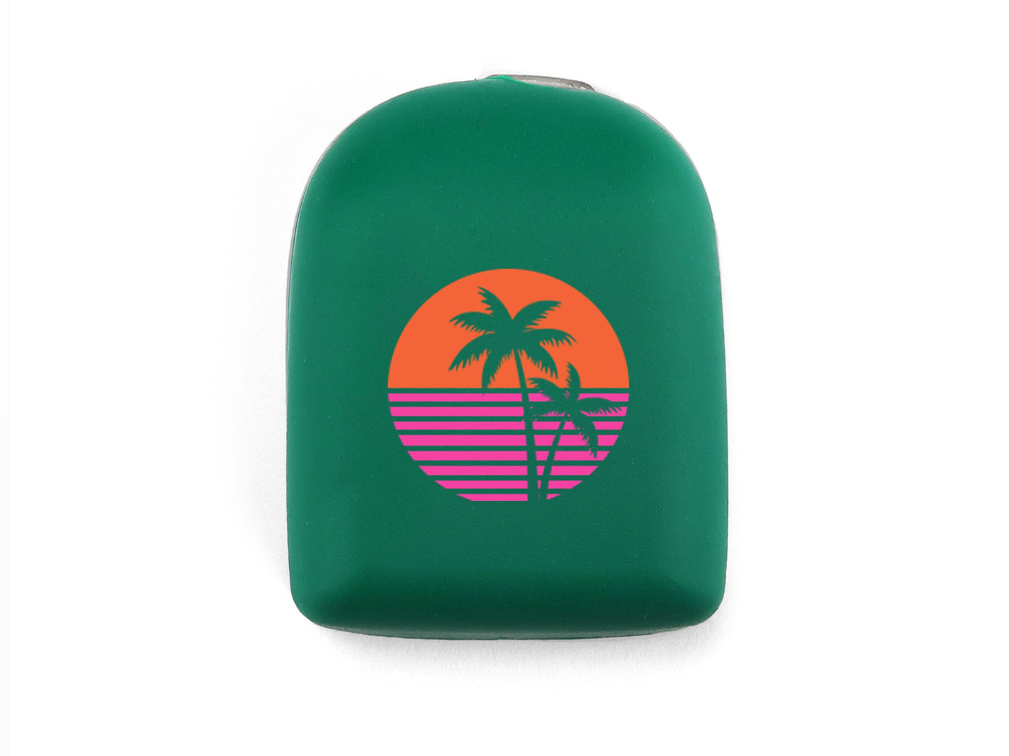 Omnipod Cover - Print - Summer Palms - Emerald